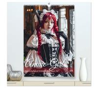 Anime-Girls - Japanische Kawaii-Schönheiten im Anime-Stil (hochwertiger Premium Wandkalender 2026 DIN A2 hoch), Kunstdruck in Hochglanz: Magische ... die Garderobe von bezaubernden Anime-Girls