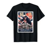 Anime Gorilla Kaiju Final Boss Monster King Tokio Fury Camiseta