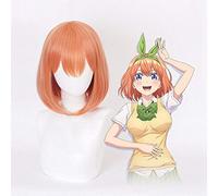 Anime Gotoubun no Hanayome Ichika Nakano peluca corta rosa disfraz de Cosplay los quintillizos por excelencia resistente al calor