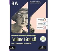 Anime grandi. Voci e storie della letteratura. Per le Scuole superiori. Con e-book. Con espansione online. Dall'Unità d'Italia al primo Novecento-Dalla prima Guerra mondiale a oggi (Vol. 3A-3B)