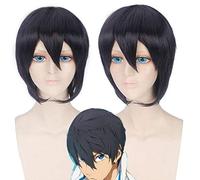 Anime gratis Iwatobi Swim Club cosplay disfraz peluca fiesta disfraz pelo Haruka Nanase Hazuki Nagisa Rin Matsuoka Cosplay pelucas talla única Nanase Haruka PL-222