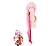 Anime Guilty Crown Yuzuriha Inori Cosplay Wig Gradient Color Long Pink Hair Wig Costumes Accessories Halloween Wigs PL-128