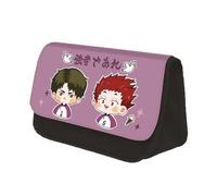 Anime Haikyu!! Estuche para lápices - Shoyo Hinata Estudiantes Bolsa de Papelería 3D, Dibujos Animados Gran Capacidad, Adecuado para Niñas Niños Adolescentes Regalo Tipo 1, 22 x 13 x 7.5 cm, Tipo 2,
