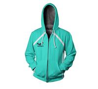 Anime Haikyuu - Chaqueta con capucha y capucha, Hinata Shoyo, Kozume Kenma con estampado de cremallera y manga larga, casual, con cordón, para unisex, Tipo 7, XXS