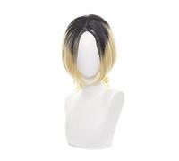 Anime Haikyuu Karasuno High School Volleyball Club Cosplay Kenma Kozume Role Playing Wigs Halloween Cosplay Black Gold Grad