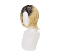Anime Haikyuu Kenma Kozume Black Brown Short Cosplay Wig Synthetic Hair Halloween Costume Party Play Wigs