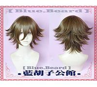 Anime Hakata Tonkotsu Ramens Banba Zenji Short Cosplay peluca + gorra de peluca gratis