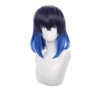 Anime Hashibira Inosuke Cosplay Wigs Heat Resistant Synthetic Wigs Halloween Props