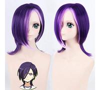 Anime Hataraku Maou Sama cosplay wig Satan Jacob Urushihara Hanzo Role Play Synthetic Hair Cosplay Costume short Wigs +Wig Cap One Size Hanzo wig PL-384