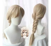 Anime Hataraku Saibou Macrófago Trenza Peluca Larga Cosplay Disfraz Células En El Trabajo Mujeres Pelucas De Pelo Sintético Resistentes Al Calor + Gorro De Peluca