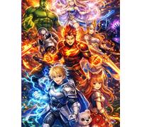 Anime Hero coloring Book: Bold Action Characters to Draw, Color, and Bring to Life