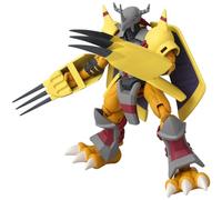 Anime Heroes Bandai Digimon WarGreymon Figura de acción | Figura de anime articulada WarGreymon de 6.5 pulgadas de alto con juego extra de manos y accesorios | Figura coleccionable de Digimon de anime