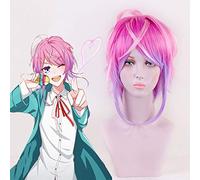 Anime HipnosisMic Division Rap Battle Cosplay Pelucas Jinguji Jakurai Doppo Kannonzaka Peluca Sintética Resistente al Calor Fiesta de Halloween 4 RAMUDA AMEMURA