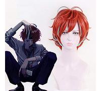 Anime HipnosisMic Division Rap Battle Cosplay Pelucas Jinguji Jakurai Doppo Kannonzaka Peluca sintética resistente al calor Fiesta de Halloween 2 Doppo Kannonzaka