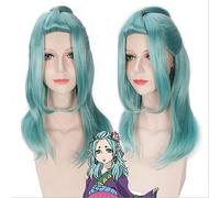 Anime Hoozuki no Reitetsu Ashanti cosplay peluca universal 55 cm verde claro Cosplay pelucas pelo sintético + peluca cap Hoozuki no Reitetsu peluca PL-327