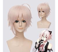 Anime Idolish7 Kujo Tenn Cosplay Peluca Corta Recta Resistente Al Calor Pelucas De Pelo Sintético + Gorro De Peluca