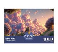 Anime Illustration of The Universe 1000 Pcs Cartón Rompecabezas Fairy Tale Homes Imposible, Difícil Juego Creativo Puzzle Juego De Desafío Difícil 38x26cm/1000pcs