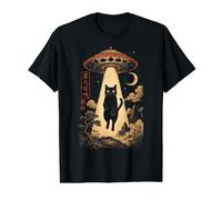 Anime Japan Samurai Tattoo K-Pop Y2K Manga Geisha Kawaii Camiseta gráfica económica