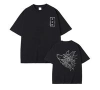 Anime japonés Chainsaw Man Hayakawa AKI Fox Diablo Kon Imprimir Camiseta Hombre 100% algodón Camisetas Hombre Manga Pullover Ropa de Calle de los Hombres