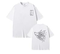 Anime japonés Chainsaw Man Hayakawa AKI Fox Diablo Kon Imprimir Camiseta Hombre 100% algodón Camisetas Hombre Manga Pullover Ropa de Calle de los Hombres