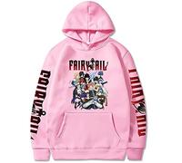 Anime Japonés Fairy Tail Kawaii para Mujer Sudaderas con Capucha Gráficas De Manga, Jerséis De Moda para Hombre Y Mujer, Ropa Divertida De Dibujos Animados (S,Color 05)
