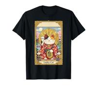 Anime japonés Maneki Neko Lucky Cat Cute Kawaii Cats Camiseta