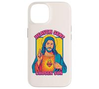 Anime Jesús Sagrado Corazón Cristiano Retro Pop Art Carcasa para iPhone 14