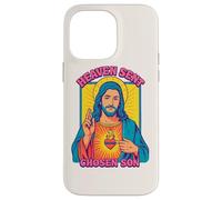 Anime Jesús Sagrado Corazón Cristiano Retro Pop Art Carcasa para iPhone 14 Pro MAX