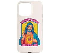 Anime Jesús Sagrado Corazón Cristiano Retro Pop Art Carcasa para iPhone 15 Pro MAX