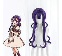 Anime Jibaku Shounen Hanako Kun Cosplay peluca Akane Kwai púrpura largo resistente al calor peluca sintética peluca disfraces de fiesta