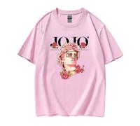 Anime JoJo's Bizarre Adventure Verano Algodón Cuello Redondo Manga Corta Personalizada Impresa Casual Suelta Camiseta Estudiante
