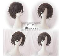 Anime juego Mystic Messenger Cosplay pelucas Saeran Ray peluca corta mezcla blanca Rosa resistente al calor pelo sintético Cosplay peluca + gorro de peluca Jumin