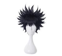 Anime Jujutsu Kaisen Short Black Wig Fushiguro Megumi Cosplay Wig rol Play Powder 40 cm