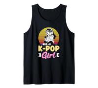 Anime K-Pop Girl Kawaii K-Pop Camiseta sin Mangas