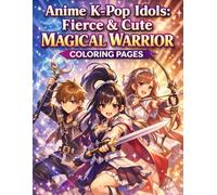Anime K-Pop Idols Coloring Book: Fierce & Cute Magical Warrior Pages for Teens & Adults: 40+ Magical Warriors to Color, Cute & Fierce Anime K-Pop Idols, Fun Fantasy Coloring for Teens and Adults