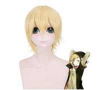 Anime Kagerou Project MekakuCity Actors cosplay peluca Pelo sintético Kano Shuuya golden Cosplay Pelucas + peluca cap Peluca Cap Project MekakuCity A FQ001A-3