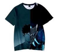 Anime Kaiju No. 8 - Camiseta de manga corta con estampado de anime Hibino Kafka, camiseta de manga corta para verano, casual, cuello redondo, algodón