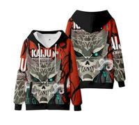 Anime Kaiju No.8 Kafka 3D Impreso Zip Sudadera con Capucha Hombres y Mujeres Pop Causal Mangas Largas Sudaderas Tops De Gran Tamaño