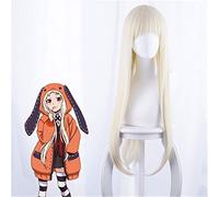 Anime Kakegurui Compulsive Gambler 2 Cosplay peluca Yomoduki Runa pelucas de pelo sintético resistentes al calor + gorro de peluca 441E
