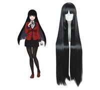 Anime Kakegurui Cosplay Pelucas Jabami Yumeko Cosplay Resistente Al Calor Sintético 100Cm Pelucas Halloween Carnaval Fiesta Cosplay Pelucas