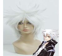 Anime Katekyo Hitman Reborn! Peluca De Cosplay Byakuran Gesso Pelucas De Cosplay Resistente Al Calor Sintético Fiesta De Carnaval De Halloween Reborn