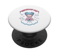 Anime Kawaii Finally Me Trans Pride Nubes Pastel PopSockets PopGrip Adhesivo