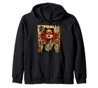Anime Kawaii Japanese Samurai Geisha Tattoo K-Pop Y2K Manga Sudadera con Capucha