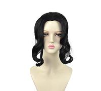 Anime Kibutsuji Muzan Cosplay Black Wig Kimetsu no Yaiba Heat-resistant Fiber Hair + Wig Cap Party Girls Women