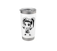 Anime Kickboxing Girl Savate Vaso térmico de acero inoxidable de doble pared