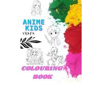 anime kids colouring book
