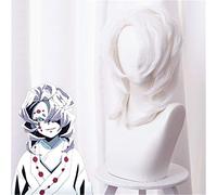 Anime Kimetsu No Yaiba Ayaki Rui Cosplay Peluca Araña Demonios Killer Pelo Corto Halloween Fiesta Performance Disfraz Peluca para Adultos