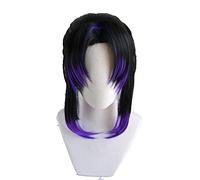 Anime Kimetsu No Yaiba Cosplay Wigs Shinobu Kochou Cosplay Wig Synthetic Wig Halloween Party Blade Of Demon Cosplay wig+ Wig Cap