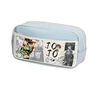 Anime Kira Yoshikage Estuche Estuche Kawajiri Kosaku Papelería Caja Organizadora Estuche Estuche Kira Yoshikage Gran Capacidad Estuche de Lápiz, Tipo 17, 24*10*12cm, Estuche para