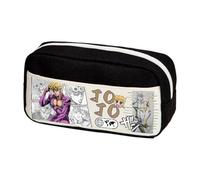 Anime Kira Yoshikage Estuche Estuche Kawajiri Kosaku Papelería Caja Organizadora Estuche Estuche Kira Yoshikage Gran Capacidad Estuche de Lápiz, Tipo 4., 24*10*12cm, Estuche para